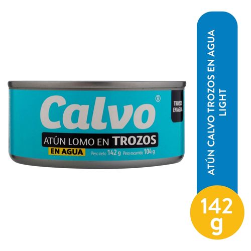 Atún Calvo Trozos En Agua Light - 142 g