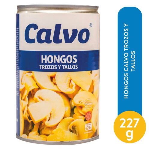 Hongos Calvo trozos y tallos - 227 g