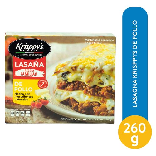 Lasagna Krisppys De Pollo 2 60 g