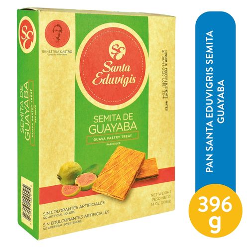 Pan Santa EduviGris Semita Guayaba - 396 g