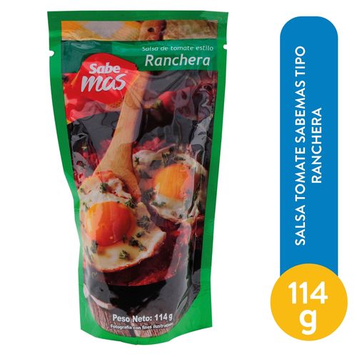 Salsa Tomate Sabemas Tipo Ranchera - 114 g