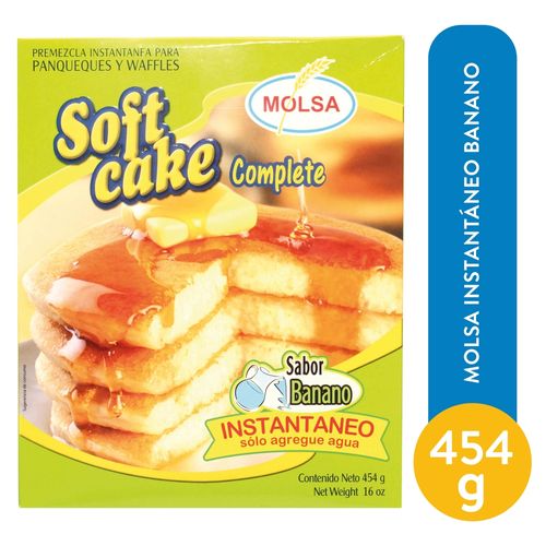 Softcake Molsa Instantaneo Banano - 454 g