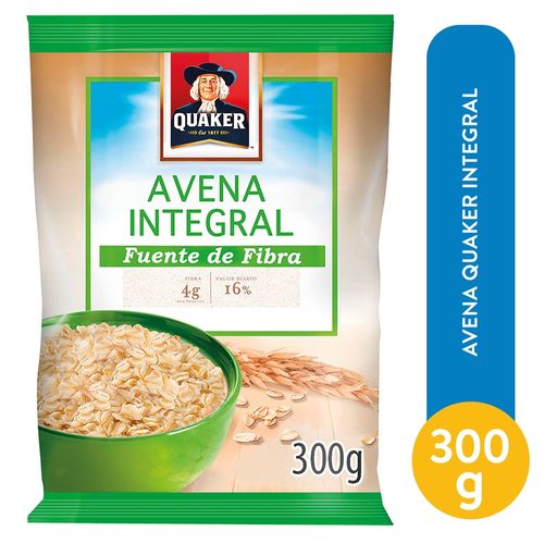 Avena Quaker integral hojuelas - 300 g
