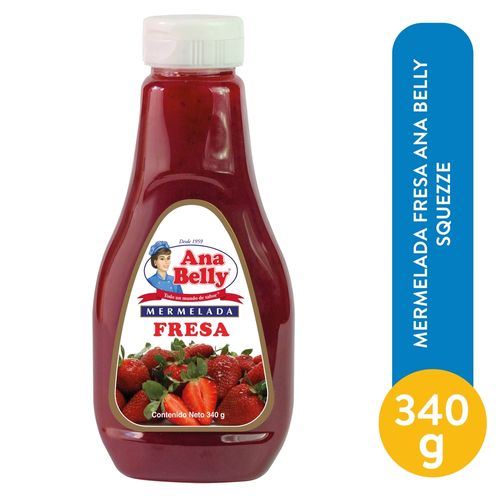 Mermelada Fresa Ana Belly Squezze 340 g