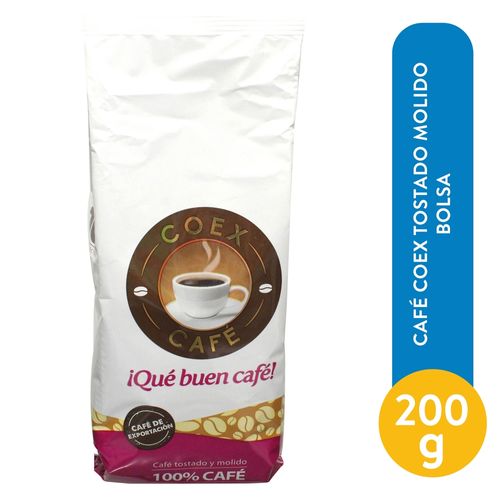 Café Coex Tostado Molido Bolsa 200 g