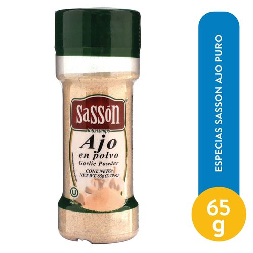 Especias Sasson Ajo Puro - 65 g