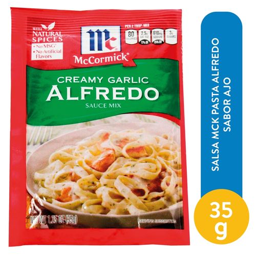 Salsa Mck Pasta Alfredo Sab Ajo 35 g