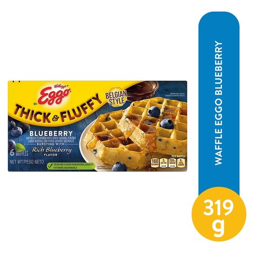 Waffle Eggo arándano thick fluffy - 330 g