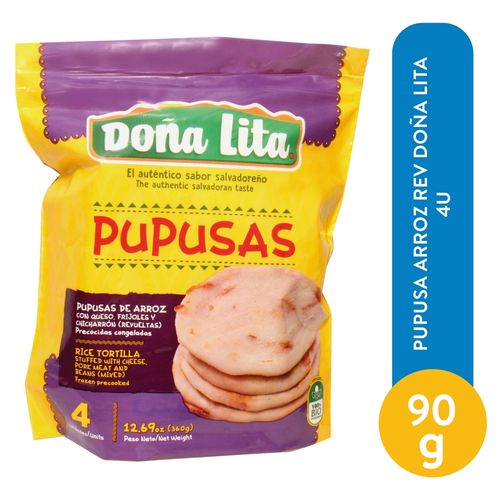 Pupusa Arroz Rev Doña Lita 4U - 90 g