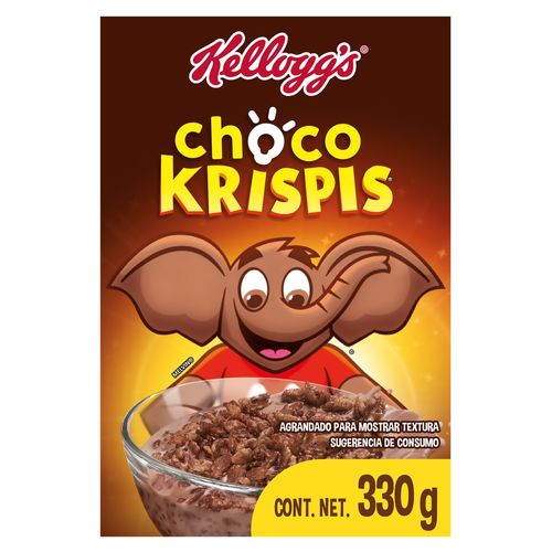 Cereal Kellogg's® Choco Krispis® Sabor A Chocolate, Granos De Arroz Inflado - 330 g