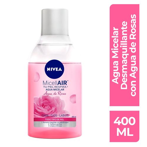 Agua Micelar Nivea De Rosas 400 ml