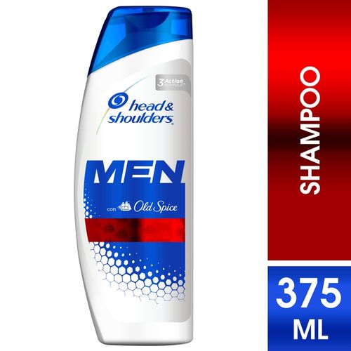 Shampoo Head & Shoulders Old Spice Para Hombres - 375 ml