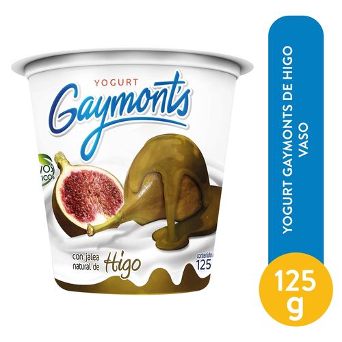 Yogurt Gaymonts De Higo Vaso - 125 g