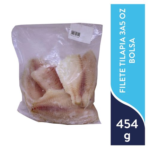 Filete Tilapia 3A5 Oz Bolsa - Precio Indicado Por Libra (454 g)