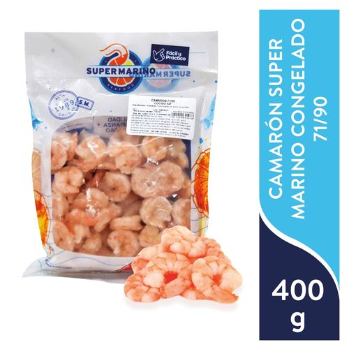 Camarón Super Marino Congelado 71/- 90 - 400 g