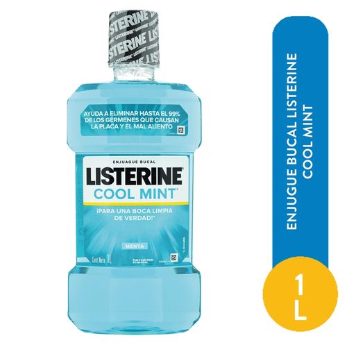 Enjugue Bucal Listerine Cool Mint - 1Lt