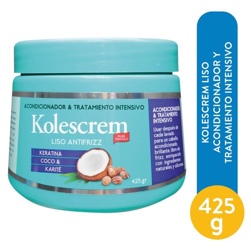 Kolescrem Cabello Liso Acondicionador Y Tratamiento Intenso - 425 g