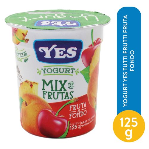 Yogurt Yes Tutti Frutti Fruta Fondo - 125 g