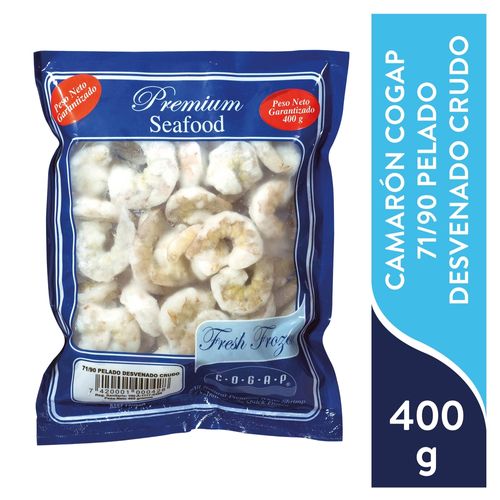 Camaron Cogap 71/- 90 Pelado Desvenado Crudo - 400 g