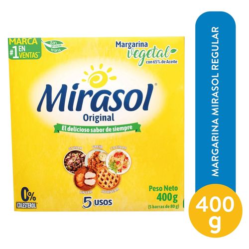 Margarina Mirasol Regular - 400 g