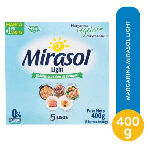 Margarina Mirasol Light - 400 g