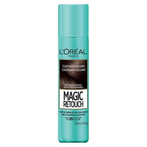 Spray Magic Excellence Retouch Color Castaño Oscuro - 75 g