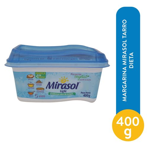 Margarina Mirasol Tarro Dieta 400 g