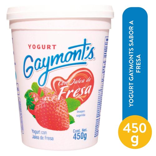 Yogurt Gaymonts Con Jalea De Fresa - 450 g