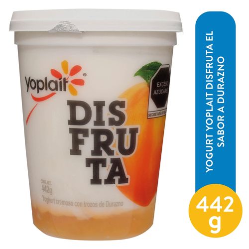 Yogurt Yoplait Disfruta El Sabor A Durazno - 442 g