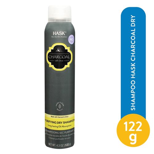 Shampo Hask Charcoal Dry - 4.3 ml