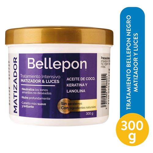 Tratamiento Bellepon Negro Mat Y Luces 300