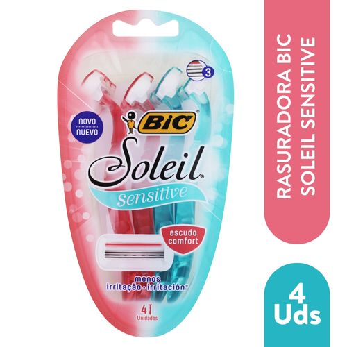 Rasuradora Bic Soleil Sensitive - 4 Unidades
