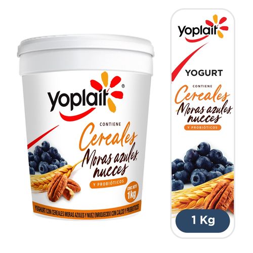 Yogurt Yoplait Sabor Cereales Mora - 1kg