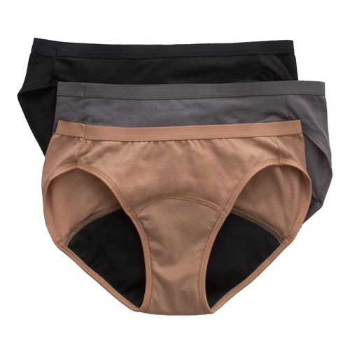 P3 Bikini Periodo Hanes Dama Surtido 6