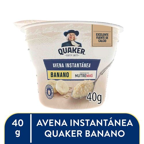 Avena Quaker Instantánea Banano - 40 g