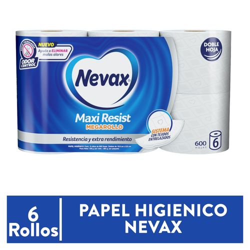 Papel Hig Nevax Maxi R Mega Roll 6ea