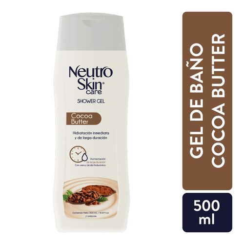 Jabón Neutroskin Shower Gel Cocoa Butter - 500 ml