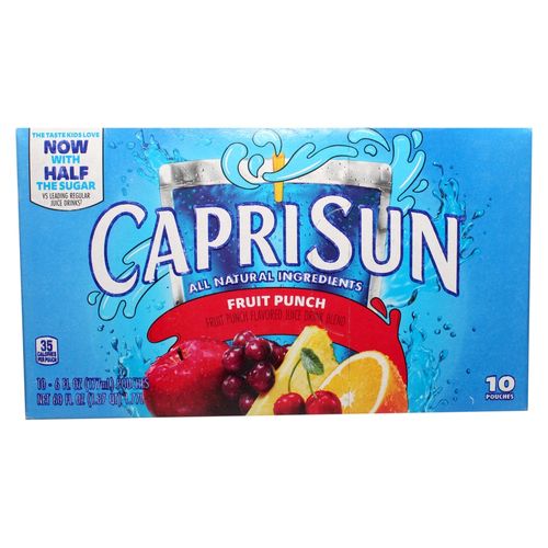 Bebida Caprisun Sabor A Fruit Punch 10 Pack - 1770 ml