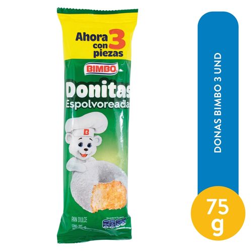 Donas Bimbo 3 Und 75 g