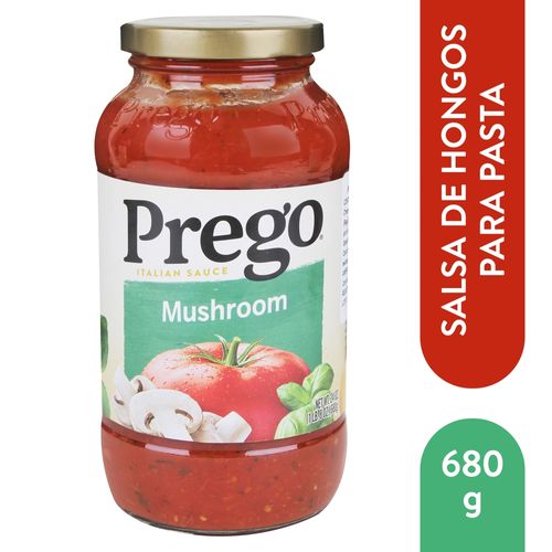 Salsa de tomate Prego con hongos - 680 g