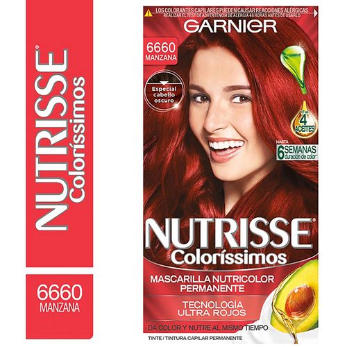 Tintura Permanente Garnier Nutrisse - Manzana 6660