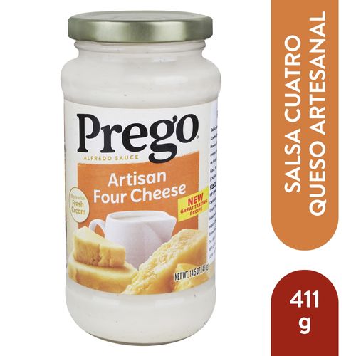 Salsa Prego Cuatro Quesos - 411 g