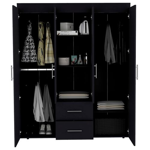 Closet Bariloche Eco Wengue 178x147x48 cm