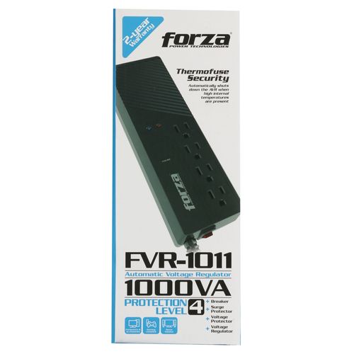 Regulador Forza 1011 1000Va 500W 120V 4