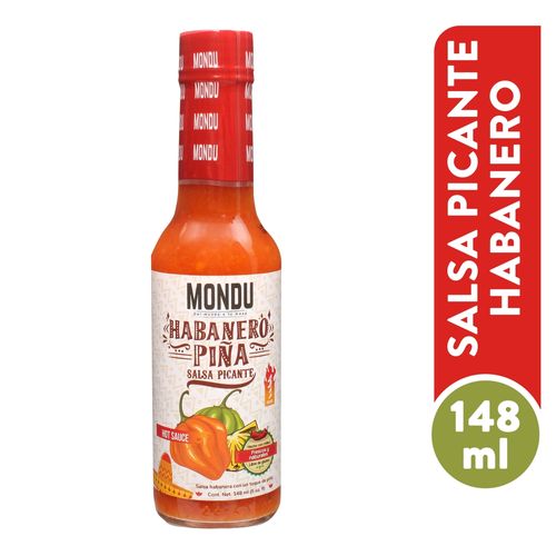 Salsa Mondu Habanero Piña - 148 ml