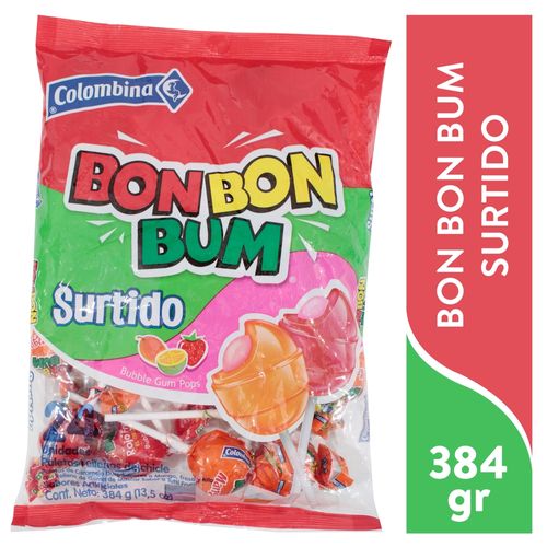Sv Bon Bon Bum Surtido Colombina 384 g