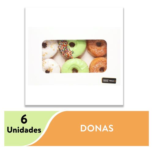 Caja 6 Donas Variedad