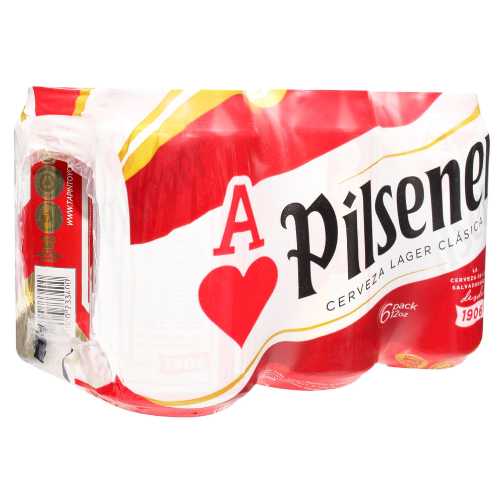 Comprar Cerveza Pilsener Six Pack Lata 355 ml | Walmart El Salvador ...