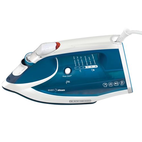 Plancha antiadherente Black & Decker de vapor