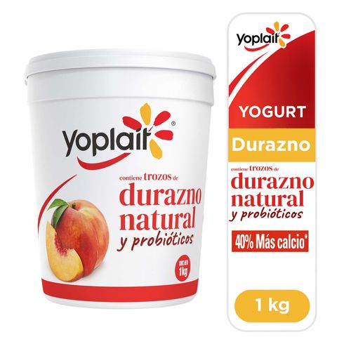 Yogurt Yoplait, Durazno-1000 g